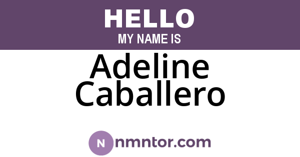 Adeline Caballero