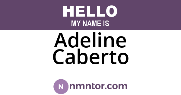 Adeline Caberto
