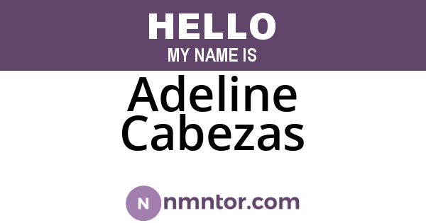 Adeline Cabezas