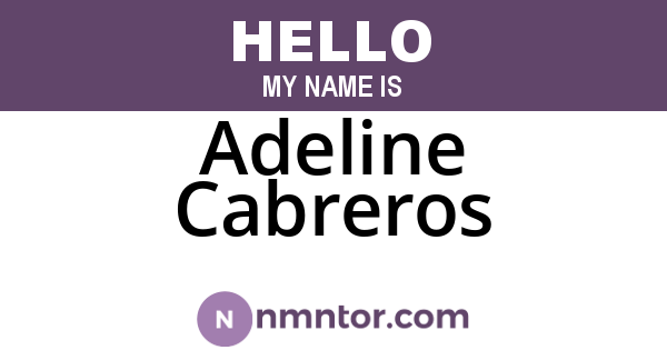 Adeline Cabreros