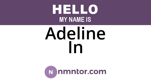 Adeline In
