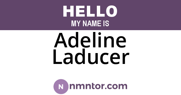 Adeline Laducer