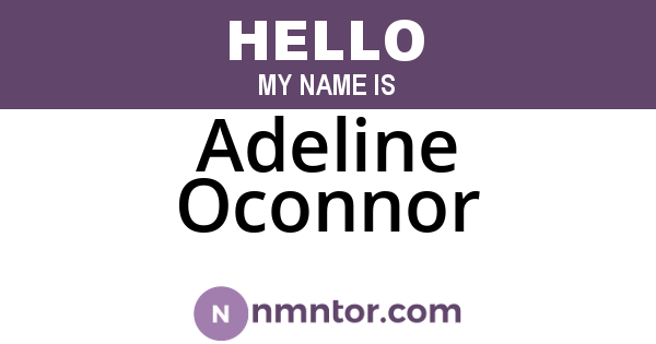 Adeline Oconnor