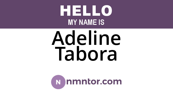 Adeline Tabora