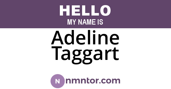 Adeline Taggart