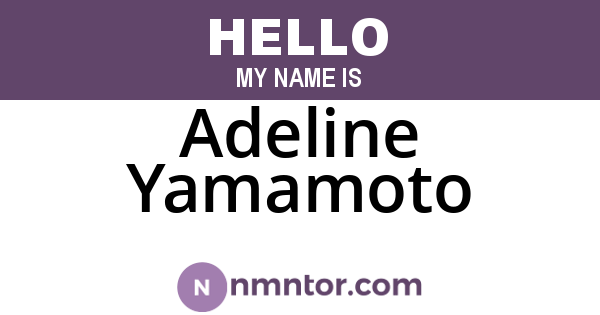 Adeline Yamamoto