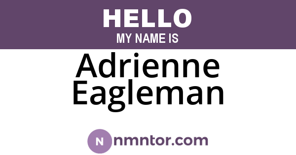 Adrienne Eagleman