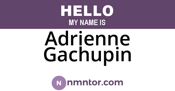 Adrienne Gachupin