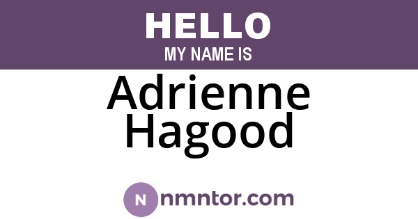 Adrienne Hagood