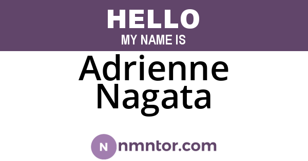 Adrienne Nagata