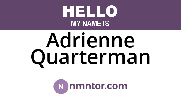 Adrienne Quarterman