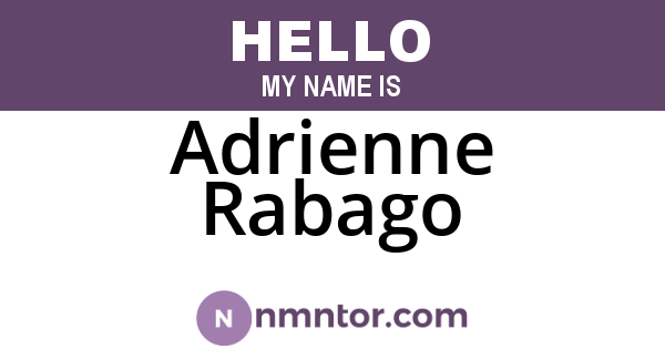 Adrienne Rabago