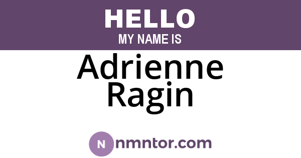 Adrienne Ragin