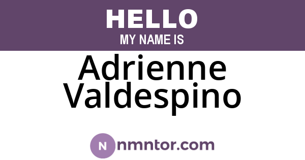 Adrienne Valdespino