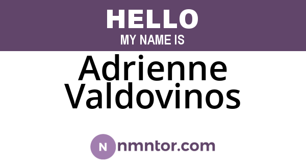 Adrienne Valdovinos