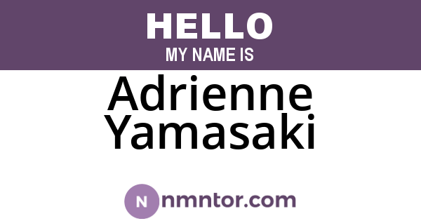 Adrienne Yamasaki