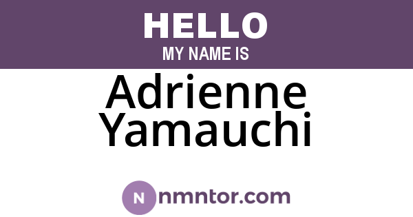 Adrienne Yamauchi