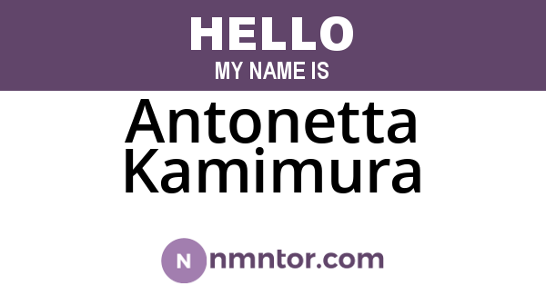 Antonetta Kamimura