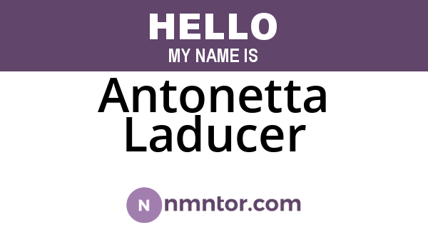 Antonetta Laducer