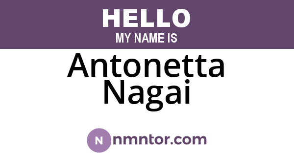 Antonetta Nagai