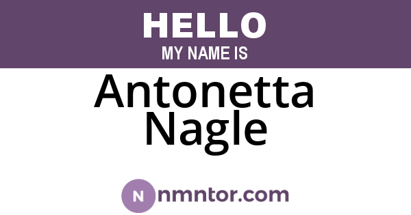 Antonetta Nagle