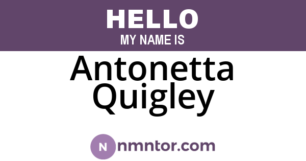 Antonetta Quigley