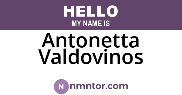 Antonetta Valdovinos