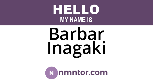 Barbar Inagaki