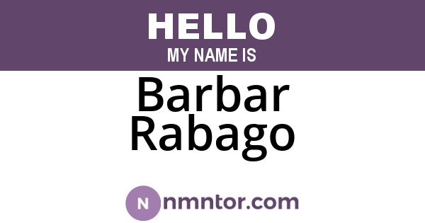 Barbar Rabago