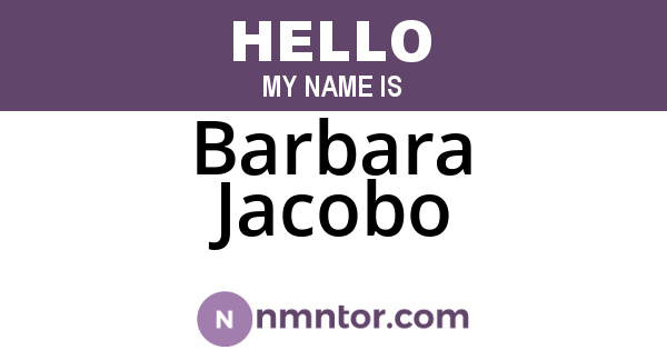 Barbara Jacobo