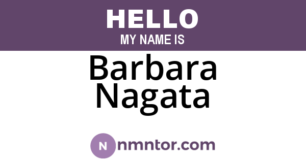 Barbara Nagata