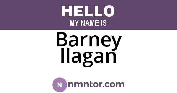 Barney Ilagan