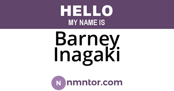 Barney Inagaki