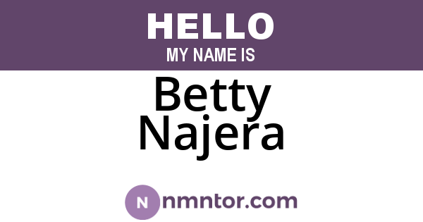 Betty Najera