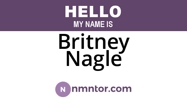 Britney Nagle