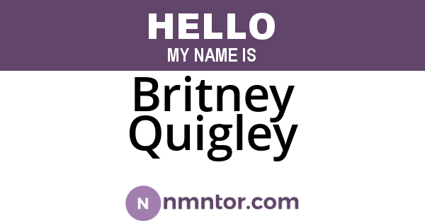 Britney Quigley