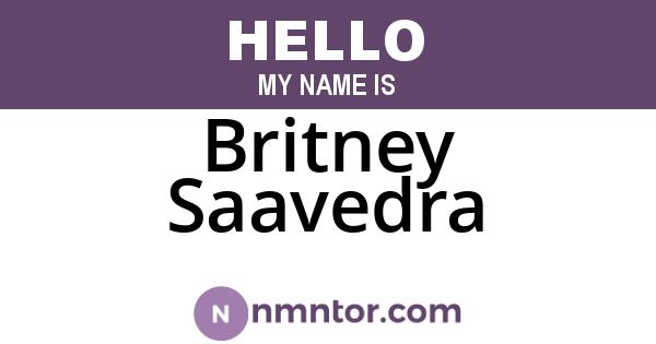 Britney Saavedra