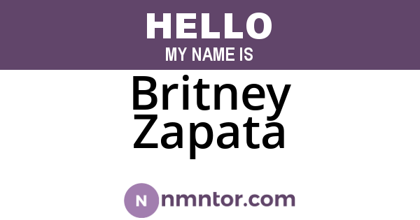 Britney Zapata