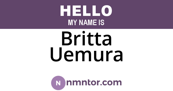 Britta Uemura
