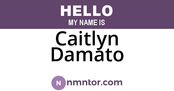 Caitlyn Damato