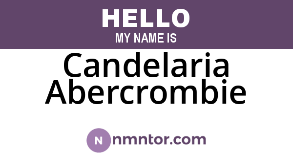 Candelaria Abercrombie