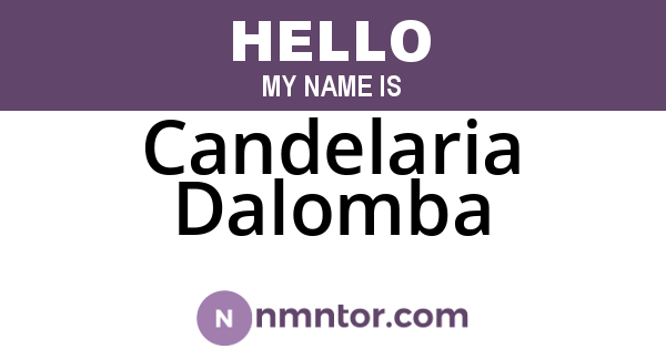 Candelaria Dalomba