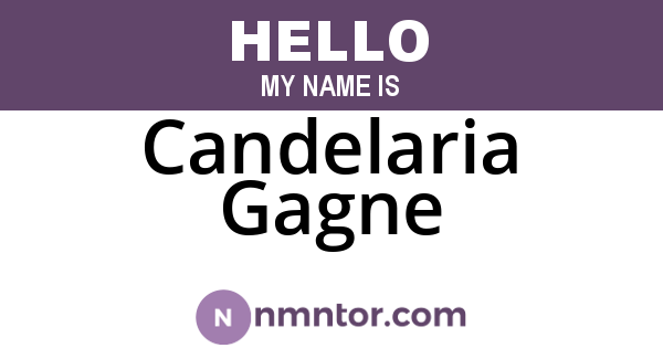 Candelaria Gagne
