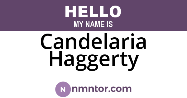 Candelaria Haggerty