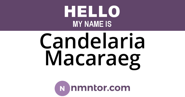 Candelaria Macaraeg