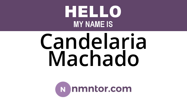 Candelaria Machado