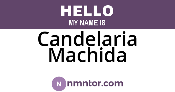 Candelaria Machida