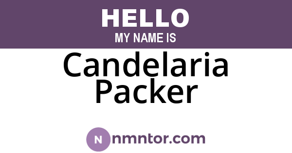 Candelaria Packer