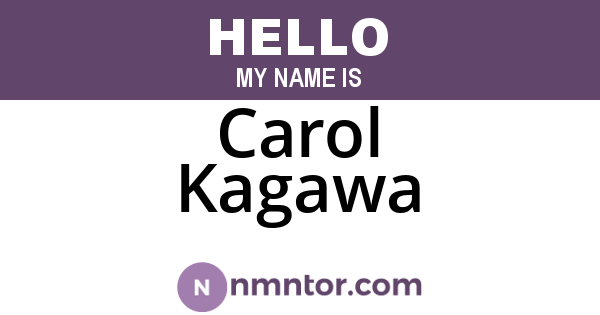 Carol Kagawa