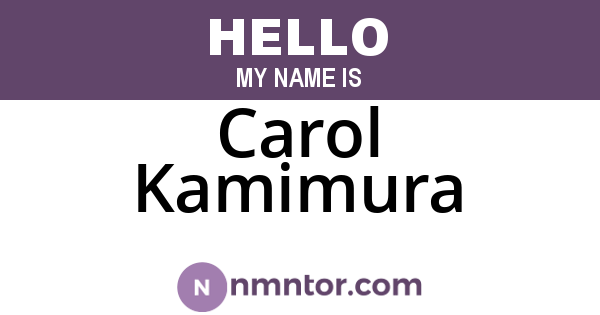 Carol Kamimura
